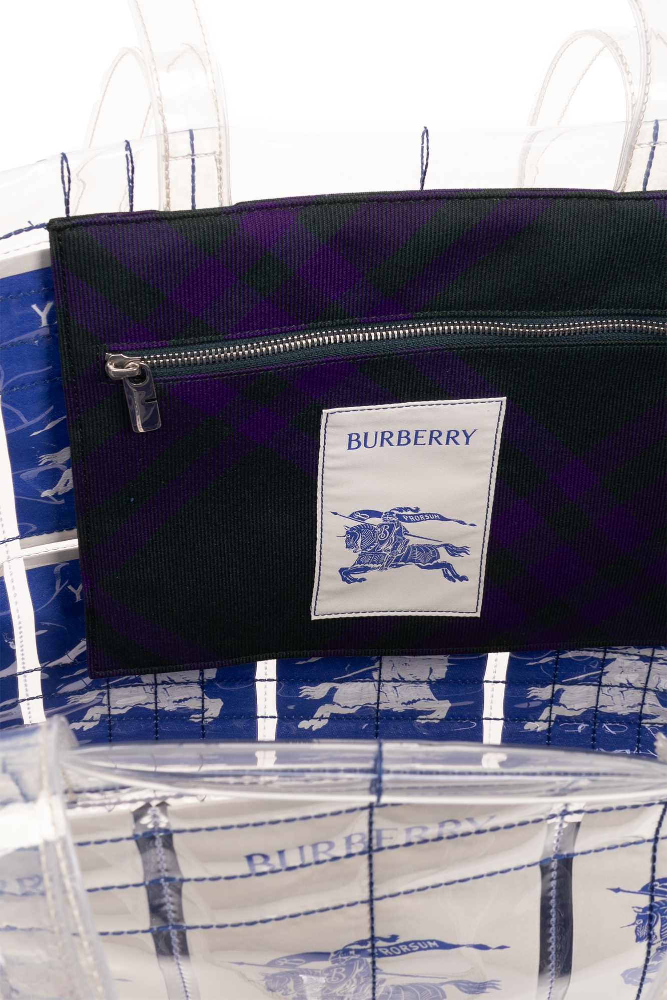 BURBERRY 'EKD' label shopping bag バーバリー バッグ Burberry 'Ekd' Label Shopping Bag | Balardi